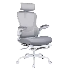   Bilberry ergonómikus forgószék fejtámlával és felhajtható karfával, fehér vázzal