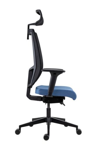 LAPEL hálós forgószékkétoldali deréktámasszal, fejtámlával, 130 kg-os teherbírással és 5 év garanciával