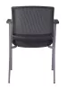 Miro 4L fémvázas vendégszék fekete kárpittal, hálós háttámlával
