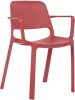 PIXEL BR - strapabíró karfás műanyag szék beltérre és kültérre, sokféle színben és rakásolható kivitelben