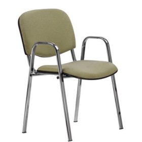 Taurus TC Maxi karfás tárgyalószék króm vázzal, kárpitozott