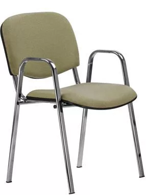 Taurus TC Maxi karfás tárgyalószék króm vázzal, kárpitozott