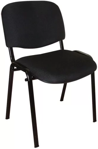 Taurus TN R fekete fémvázas vendégszék, C.11 fekete kárpittal