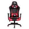 Gamer 1 forgószék derékpárnával, fejpárnával, piros-fekete színben