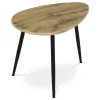 Tárolóasztal 60×40 cm, MDF, Tölgy. AF-3011 OAK