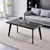Dohányzóasztal 120×60 cm, MDF, Szürke Tölgy. CT-F4412 GREY