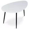 Tárolóasztal 100×60 cm, MDF, Fehér. AF-3012 WT