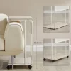 Tárolóasztal 55×32 cm, MDF, Fehérített Tölgy. AKF-E1012 CRM