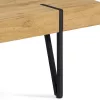 Dohányzóasztal 110×60×42 cm, MDF, vad tölgy, AHG-233 OAK