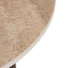 Asztal CARTAGENA 80 cm travertin/dió