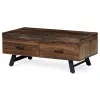 Dohányzóasztal 120×60 cm, Tömör Old Wood. AHG-536 PINE