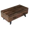 Dohányzóasztal 120×60 cm, Tömör Old Wood. AHG-536 PINE