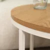 Asztal tölgy/fehér színben ANN