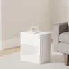 Tárolóasztal 39×28 cm, MDF, Fehér. ANT-E1081 WT
