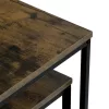 Dohányzóasztal 50×50 cm, MDF, Old Wood. AF-076 OLW