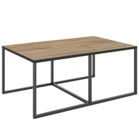 BARBOSSA Dohányzóasztal Tölgy/Fekete Színben 102 cm 2