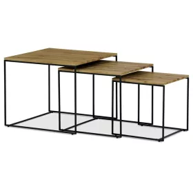 Dohányzóasztal 60×60 cm, MDF, Vad Tölgy. AF-3008 OAK