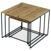 Dohányzóasztal 60×60 cm, MDF, Vad Tölgy. AF-3008 OAK