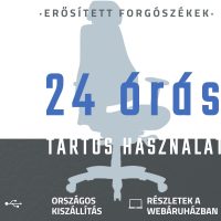 24 órás tartós használatra készült erősített forgószékek