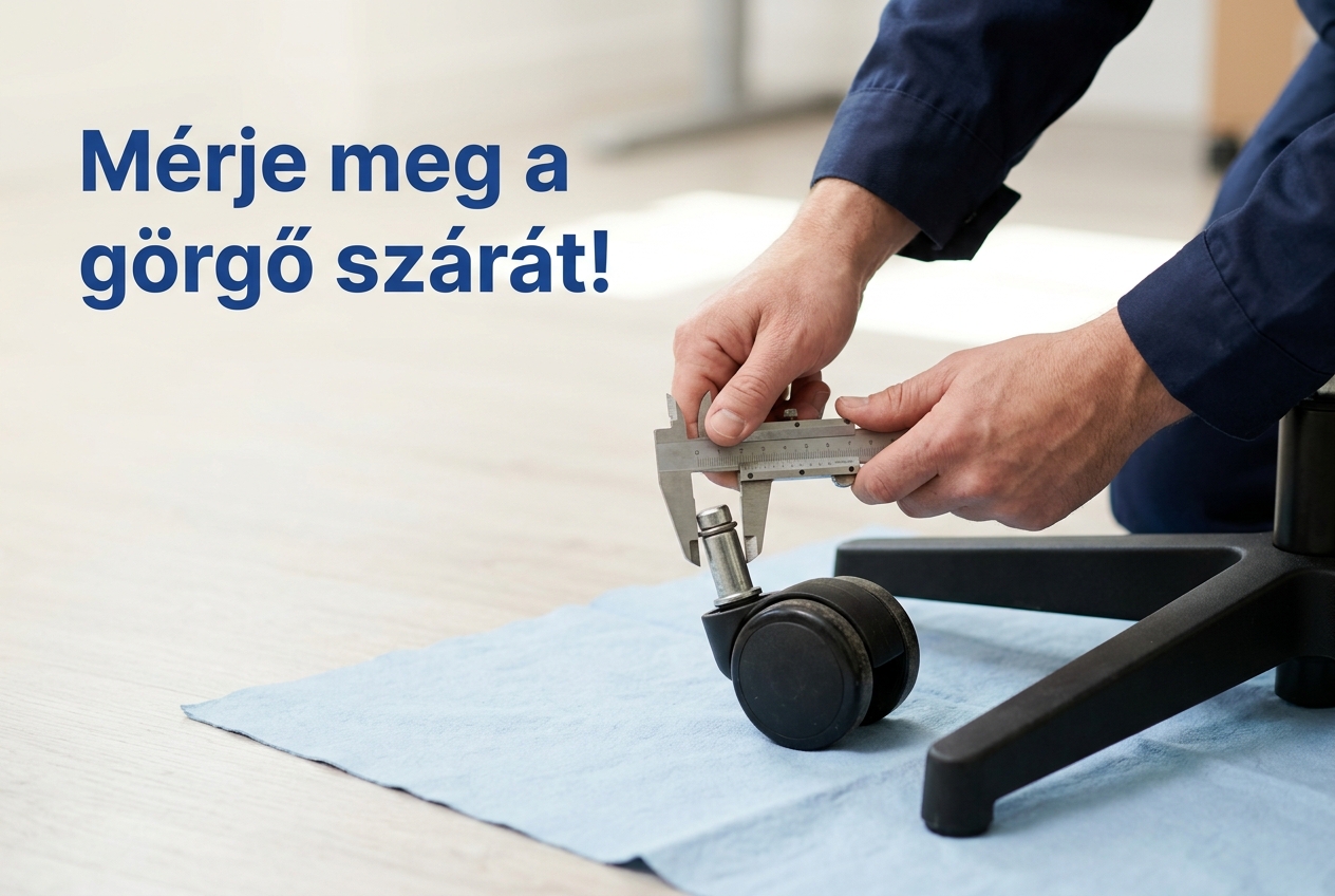 Irodaszék görgőcsere lépésről lépésre: méretek és szerelés