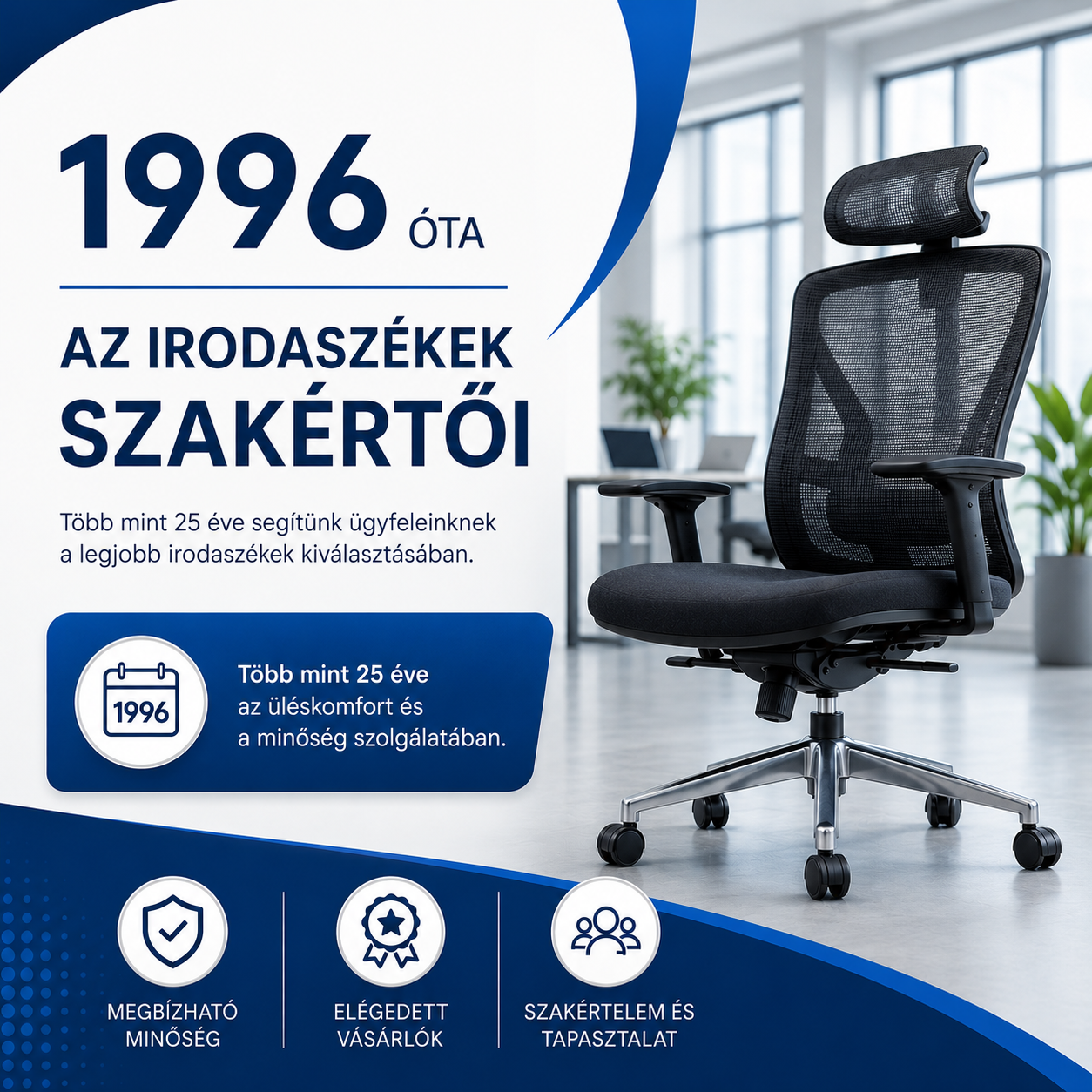Székáruház – az irodaszékek szakértői 1996 óta